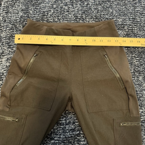 Athleta Headlands Hybrid Cargo-4P-Black Leggings Zip Pockets-Hiking-Fitness-Gym - Picture 4 of 7